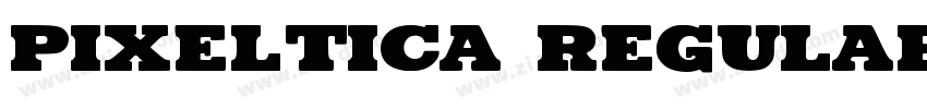 Pixeltica Regular字体转换